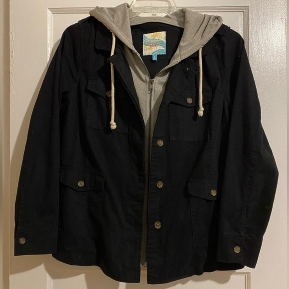 Cali 1850 Vintage Style Hoodie Zip Up Jacket